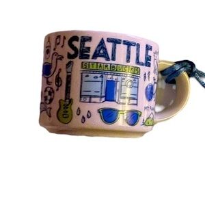 Starbucks Been There Series Ornament Seattle 2 oz Demi Cup